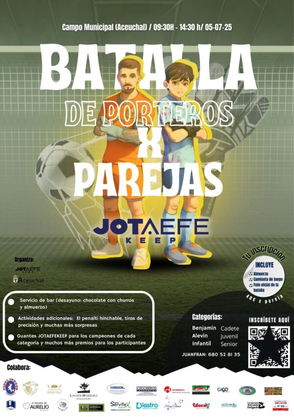 BATALLA DE PORTEROS X PAREJAS JOTAEFEKEEP